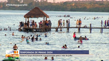 Governo do Tocantins lança a temporada de praias de 2024