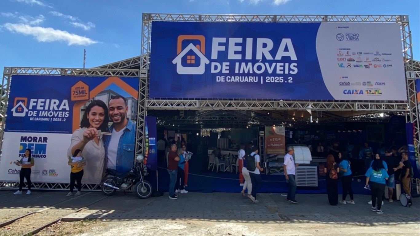 Feira de Imóveis de Caruaru oferece casas e apartamentos com subsídios de até R$ 75 mil