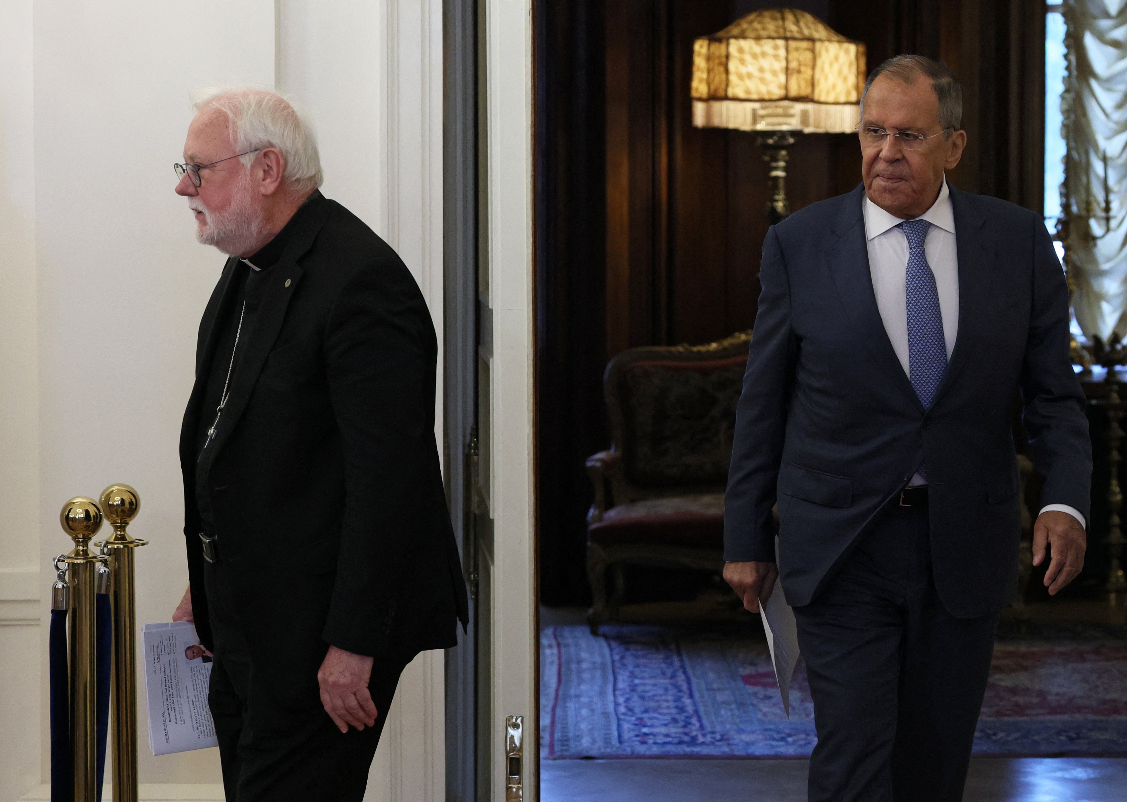 Enviado do Vaticano vai a Moscou e exige fim da guerra a chanceler de Putin 