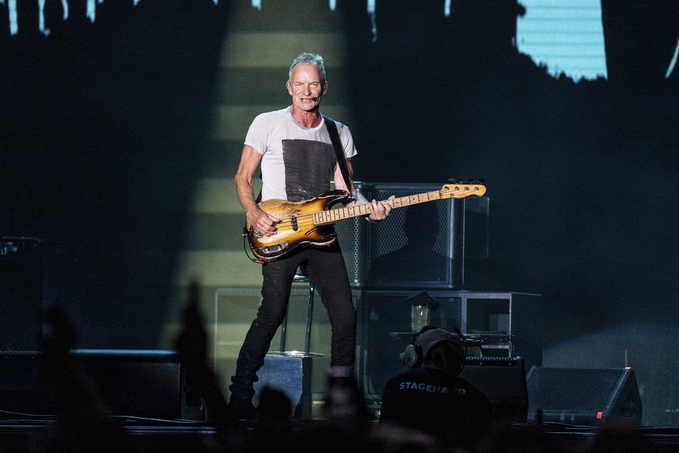 Sting vem ao Brasil em fevereiro — Foto: Amy Harris/Invision/AP