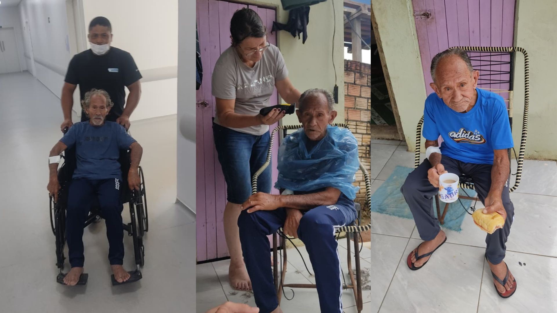 Idoso de 93 anos resgatado com ajuda de drone após cair de barranco de 15 metros tem alta no PA 