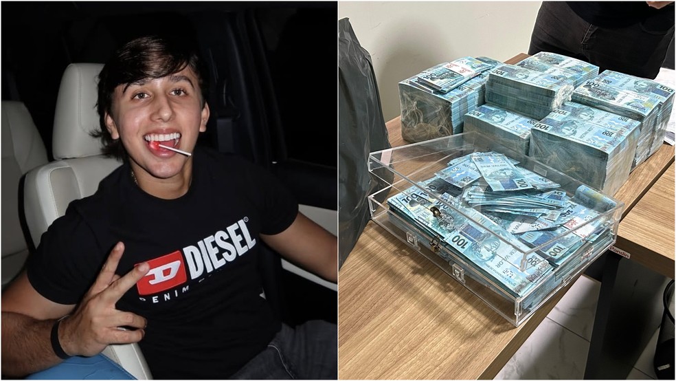 'Rifeiro' Marcos Filho é investigado por realizar rifas ilegais e enriquecer às custas de desvios de dinheiro, segundo a Polícia Civil — Foto: Redes sociais/Polícia Civil