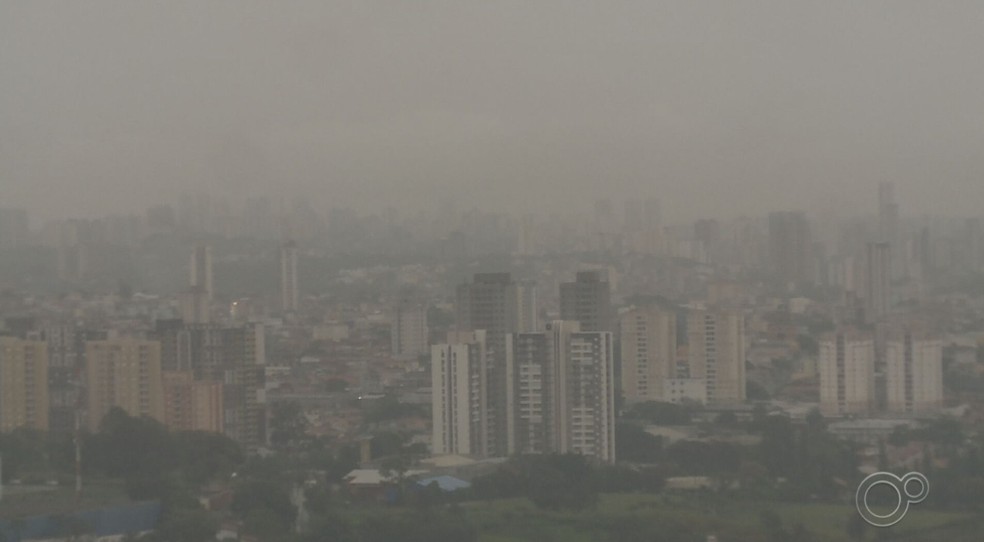 Alerta vale também para Sorocaba (SP) — Foto: Reprodução/TV TEM