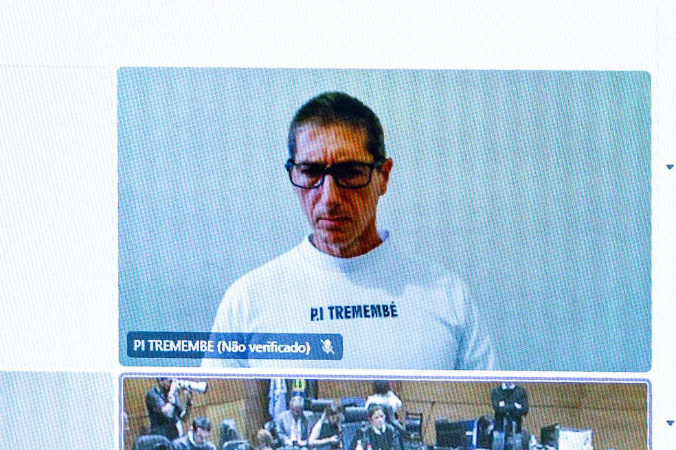 Ronnie Lessa em 2024 — Foto: Brunno Dantas/TJ-RJ