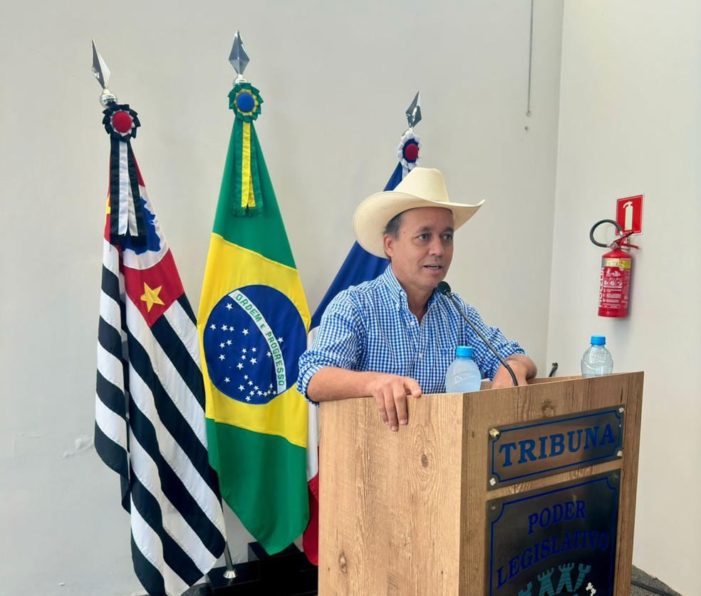 Fernando Macchi Santana é prefeito de Nova Independência (SP) — Foto: Polícia Militar/Divulgação