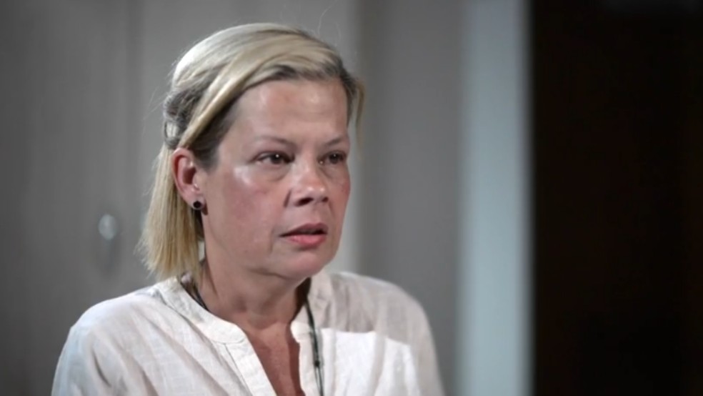 Vanessa Ritacco ,descobriu que uma conta em seu nome havia recebido cinco depósitos de R$ 5 milhões cada — Foto: TV Globo/Reprodução