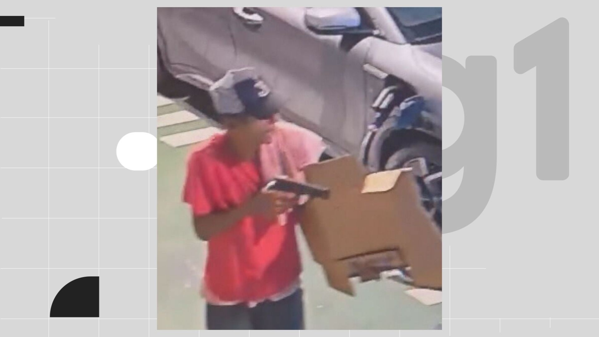 Assaltante é preso após usar arma falsa para tentar roubar motorista que carregava carro elétrico em posto de combustíveis; VÍDEO