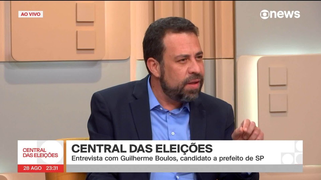 Veja o que é #FATO ou #FAKE na entrevista de Guilherme Boulos para a GloboNews