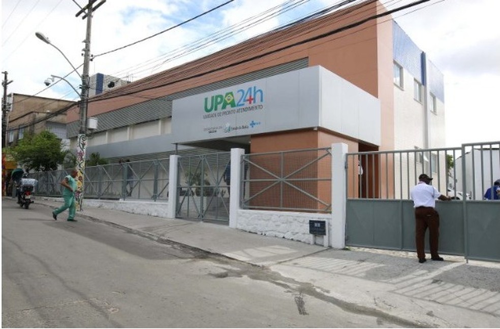 Bebê foi levado para a UPA de São Caetano, mas não resistiu — Foto: Sesab