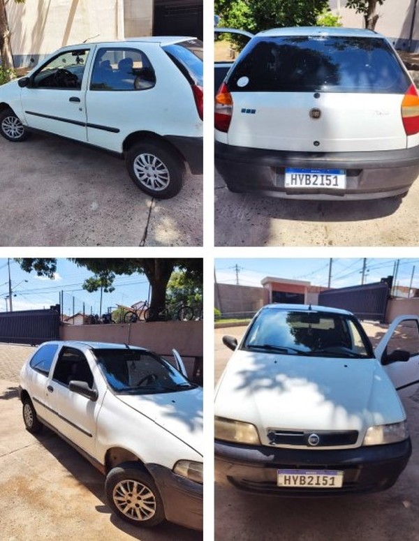 Fiato Palio Fire 2003, disponível no leilão da Receita — Foto: Divulgação