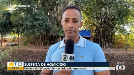 Homem em situação de rua é espancado até a morte em Araguaína, diz PM