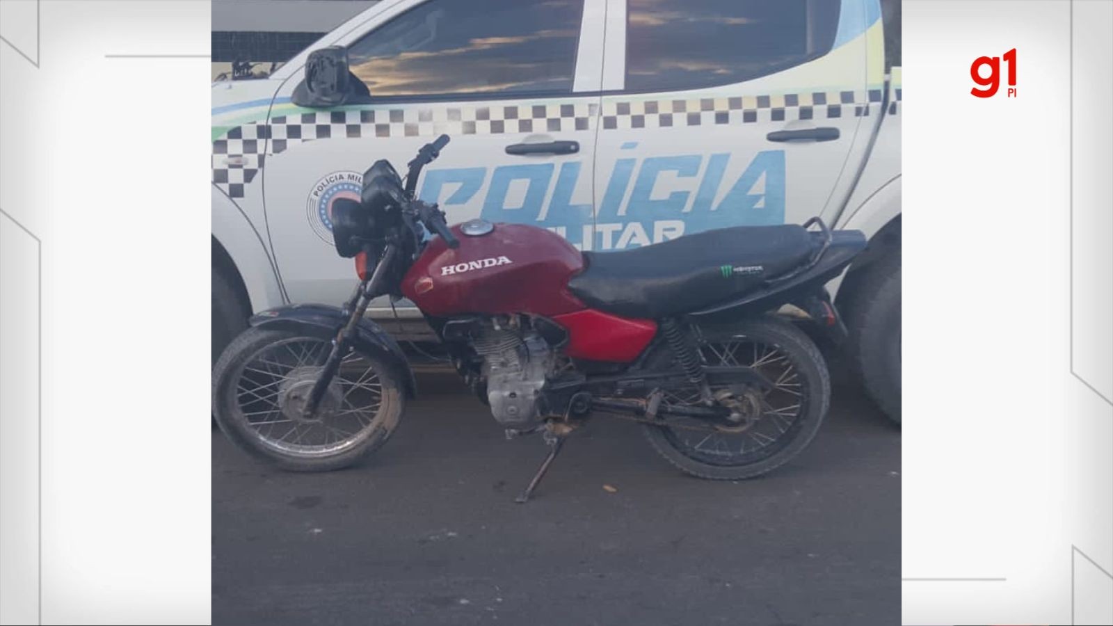 Após denúncias de barulho e manobras perigosas, PM apreende moto roubada pilotada por adolescente no PI