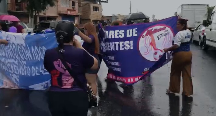Manifestantes fazem ato no local onde mulher foi atropelada e arrastada por 1 km em SP