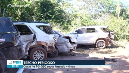 Casos de acidentes em curva de trecho na TO-030 tem prejudicado comércios e turismo