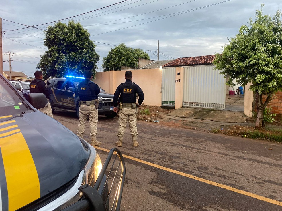 Operação Contrafluxo é realizada em Sinop — Foto: Reprodução/PF