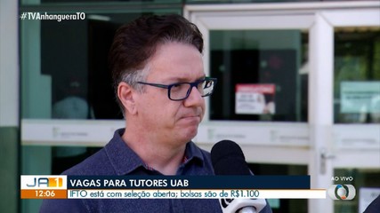 IFTO abre seleção para tutores atuarem no ensino à distância; saiba como participar