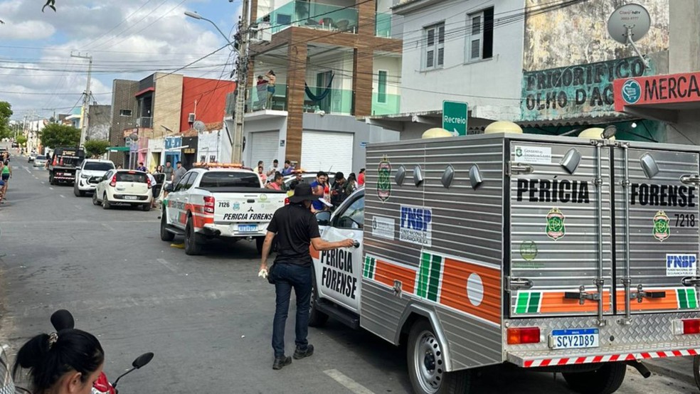Ataque a tiros deixou um morto e quatro feridos em distrito de Sobral (CE) — Foto: Reprodução/William Brener