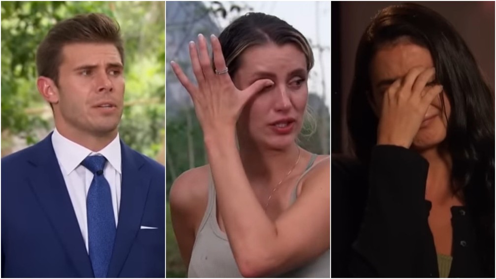 Cenas da 27ª temporada de 'The Bachelor', com Zach Shallcross — Foto: Reprodução/Youtube