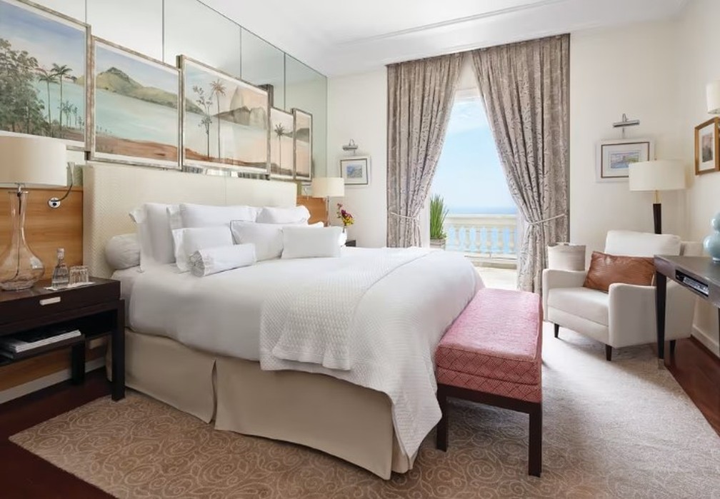 Suíte cobertura Copacabana Palace — Foto: Divulgação