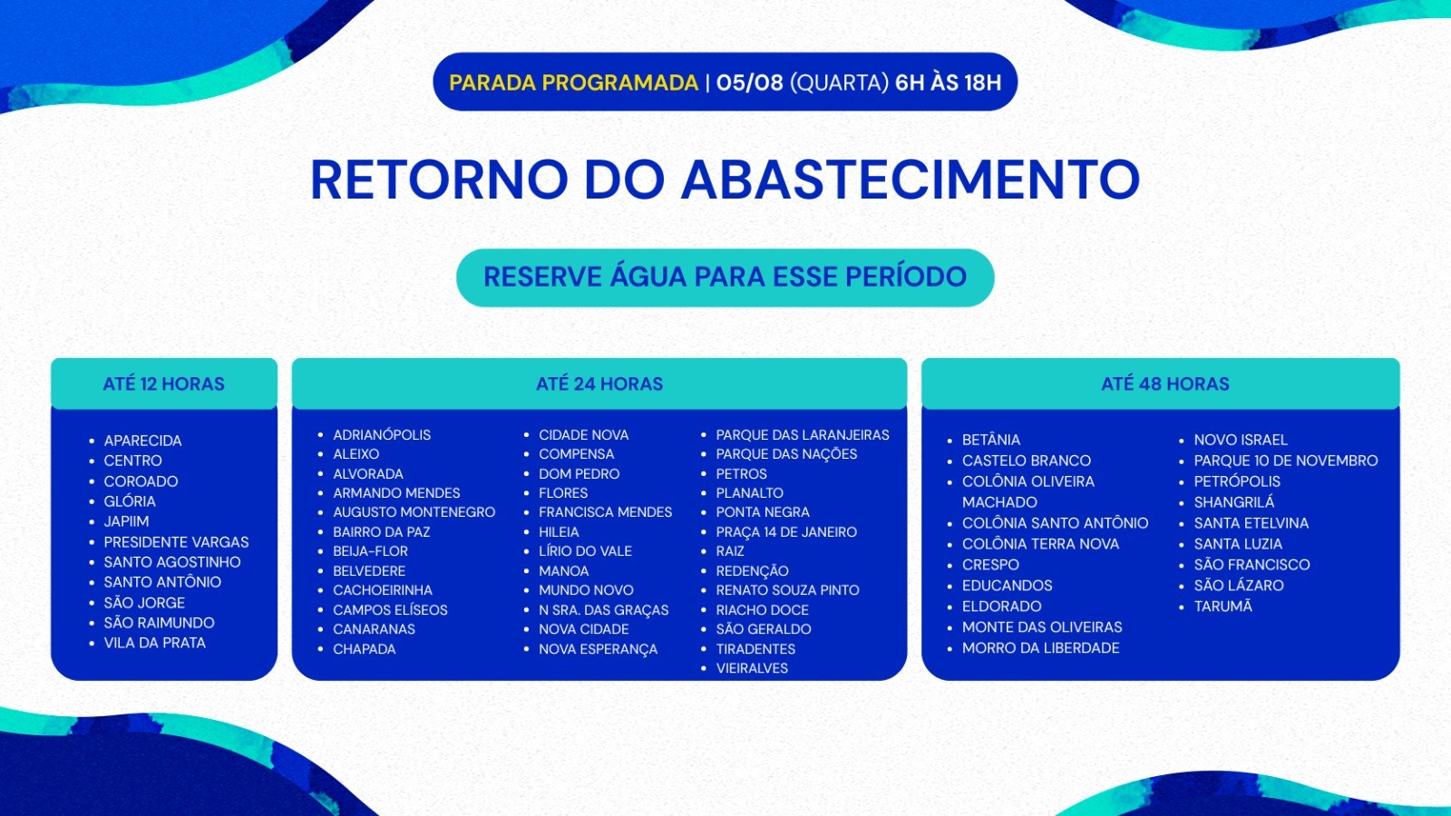 Complexo da Ponta do Ismael passa por manutenção programada na quarta-feira (05)