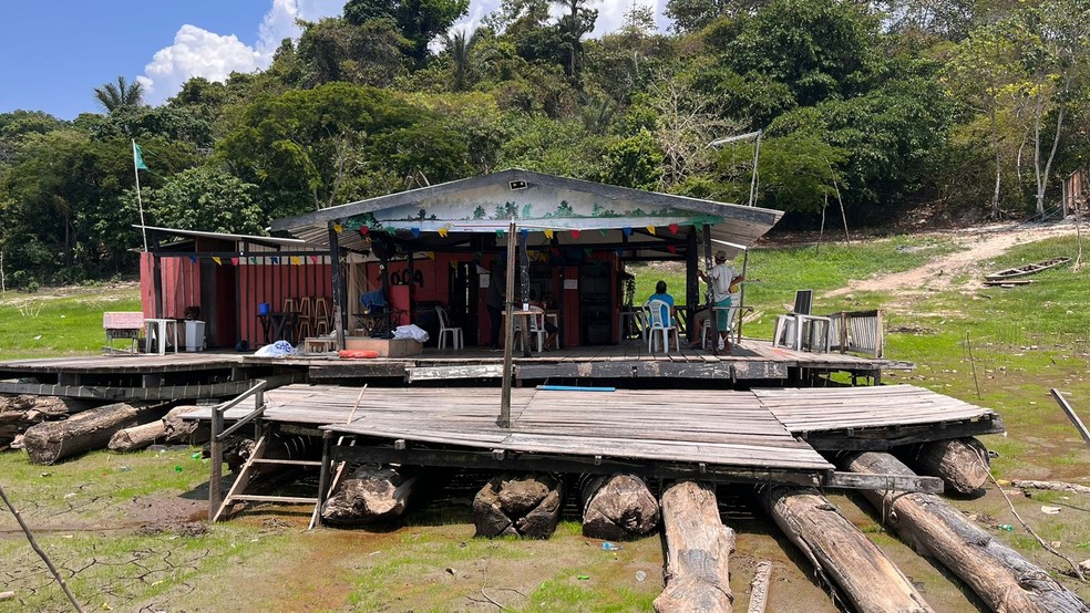 Seca 2023: Lago do Aleixo secou em Manaus — Foto: Gato Júnior/Rede Amazônica