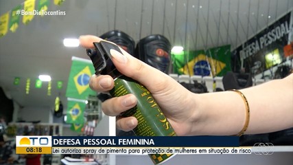 Uso de spray de pimenta como defesa pessoal é autorizado para mulheres