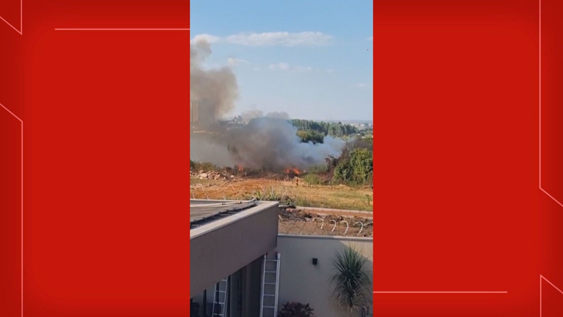 VÍDEO: incêndios atingem cinco regiões no DF