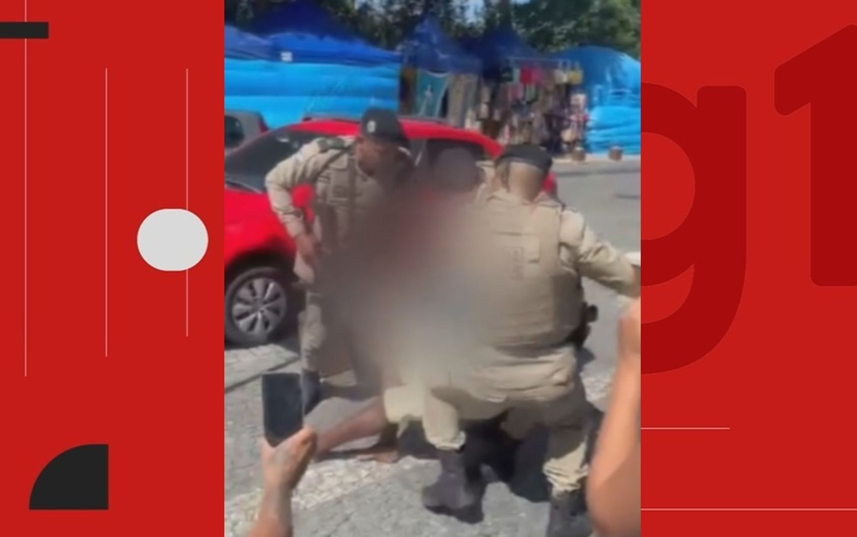 Flanelinha é preso por desacato suspeito de chamar policial militar de 'babaca' e 'maluco' próximo da Igreja do Bonfim