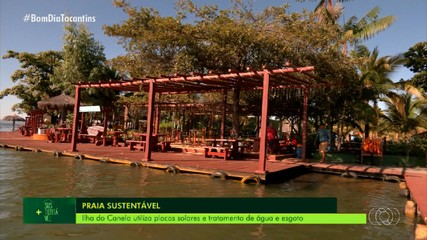 Ilha do Canela usa placas solares e tratamento de esgoto
