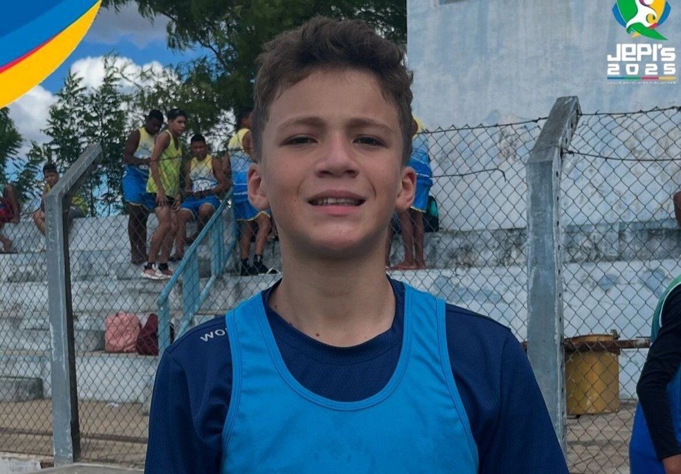 Adolescente que foi sequestrado no PI compete nos jogos escolares e conquista pódio horas após resgate — Foto: SECEPI