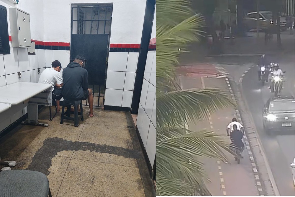 Adolescentes tentam roubar corrente de ouro e são apreendidos no litoral de SP; VÍDEO