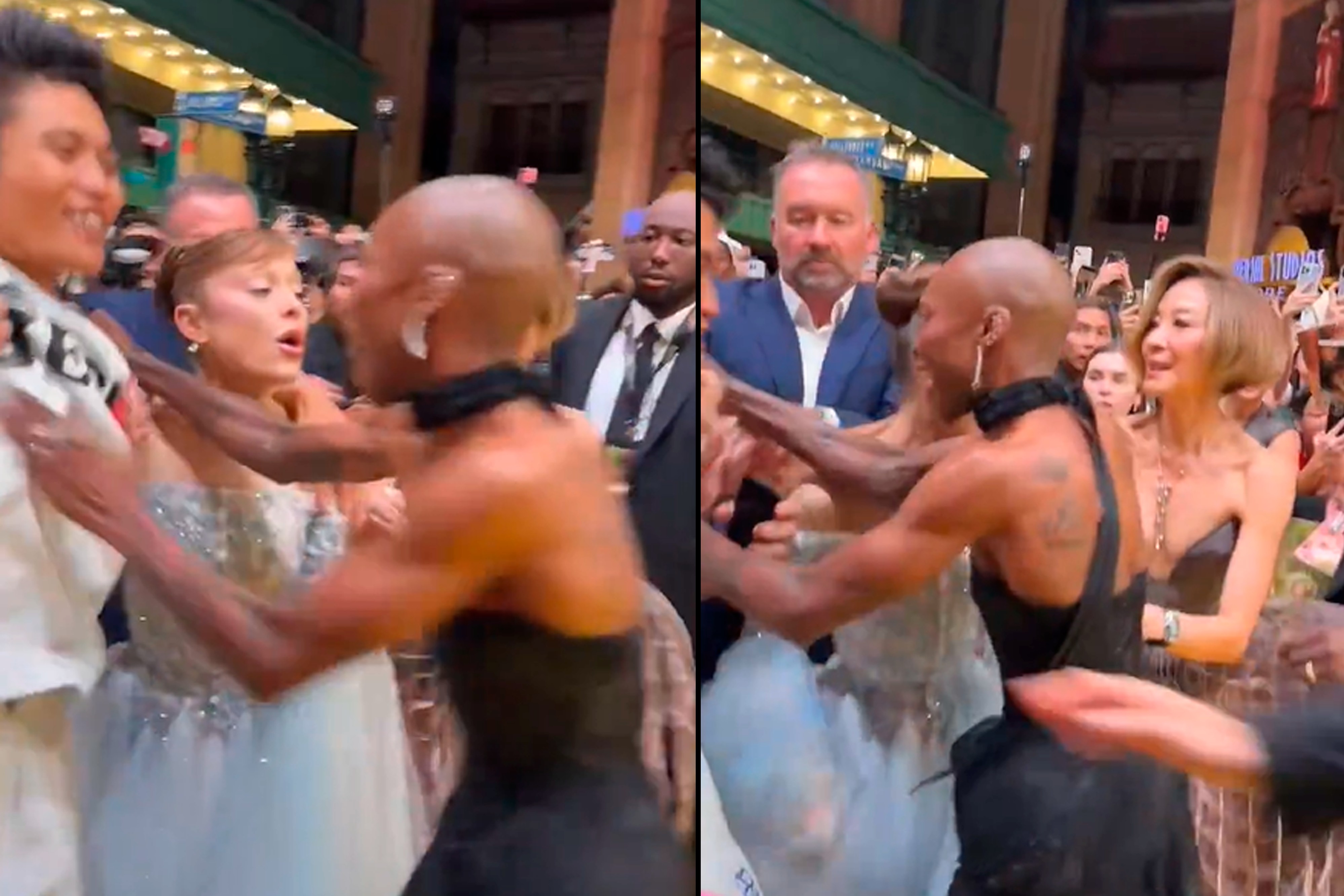 Ariana Grande é assediada por fã, e Cynthia Erivo sai em defesa da atriz