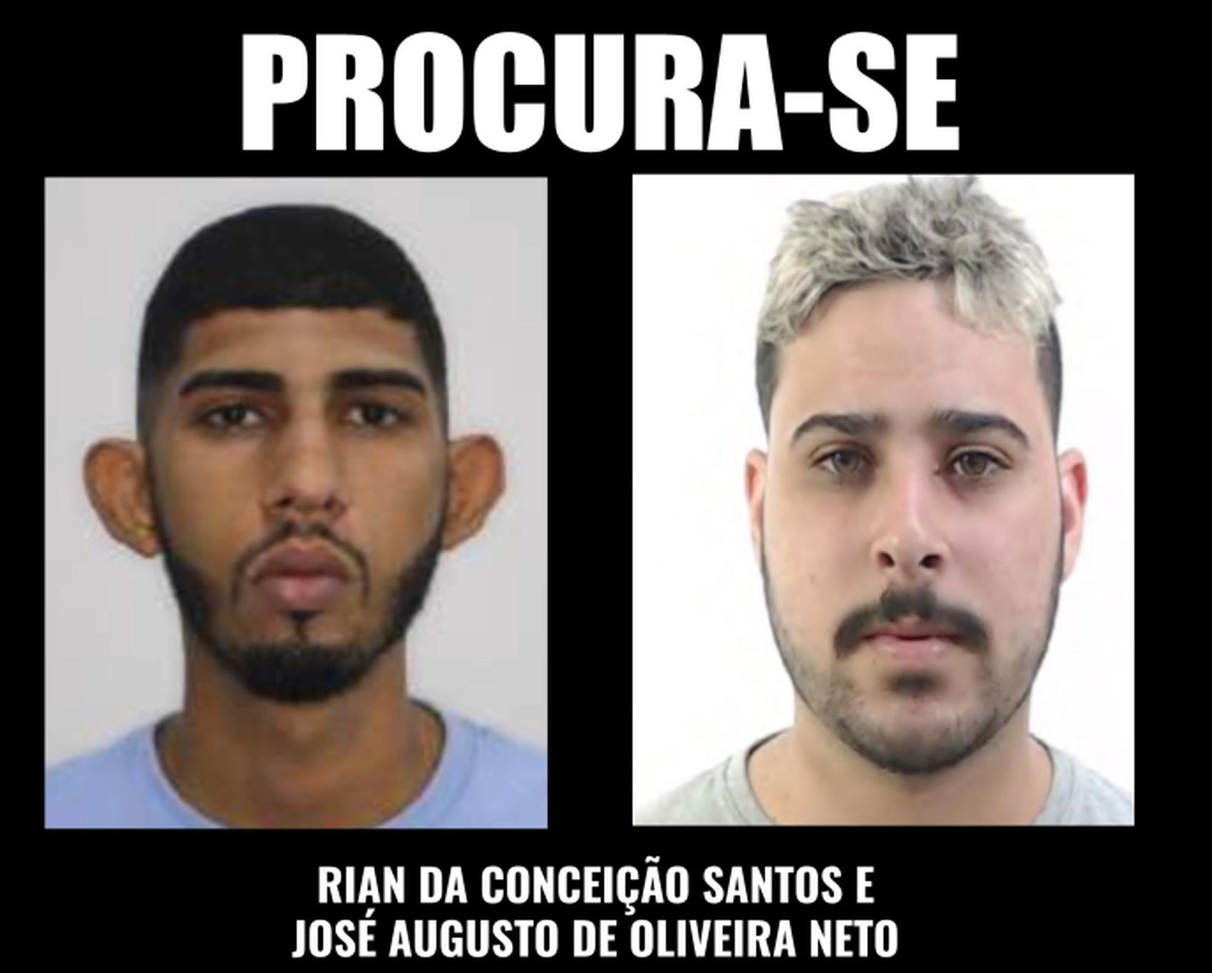 Polícia Civil divulga imagens de suspeitos de matar homem após briga de bar em Itabaianinha