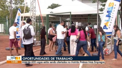 Mutirão Palmas Mais Emprego atrai quem busca uma oportunidade no mercado de trabalho
