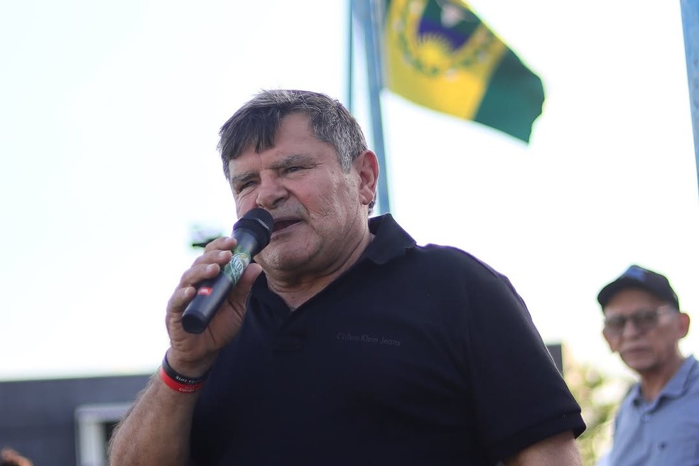 Prefeito reeleito de Santa Quitéria, Braguinha foi preso pela Polícia Federal antes de tomar posse para o segundo mandato — Foto: Reprodução