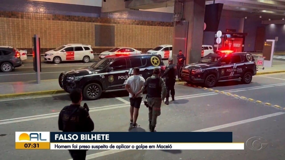 Homem é preso suspeito de roubar mais de R$ 500 mil de idosas em AL com golpe do 'bilhete premiado'