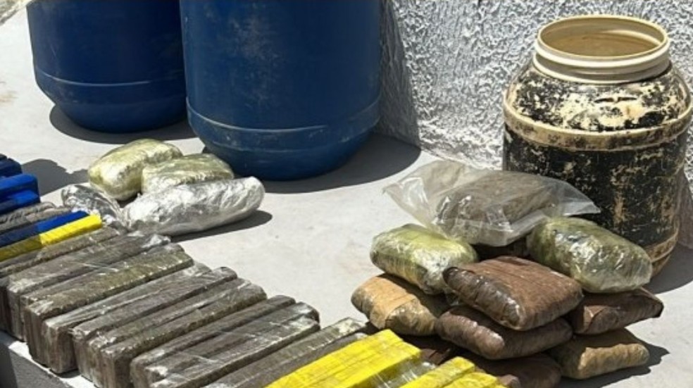PM apreende 85 kg de drogas e R$ 20 mil em operação no interior do Maranhão — Foto: Divulgação/Polícia Militar do Maranhão