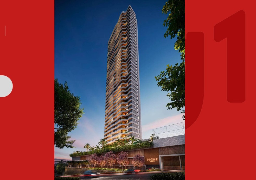 Apartamento citado em investigação contra Jaques Wagner fica em condomínio de luxo em construção — Foto: Moura Doubex