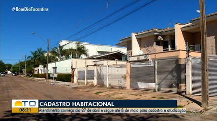 Cadastro habitacional de Palmas começa dia 27 de abril