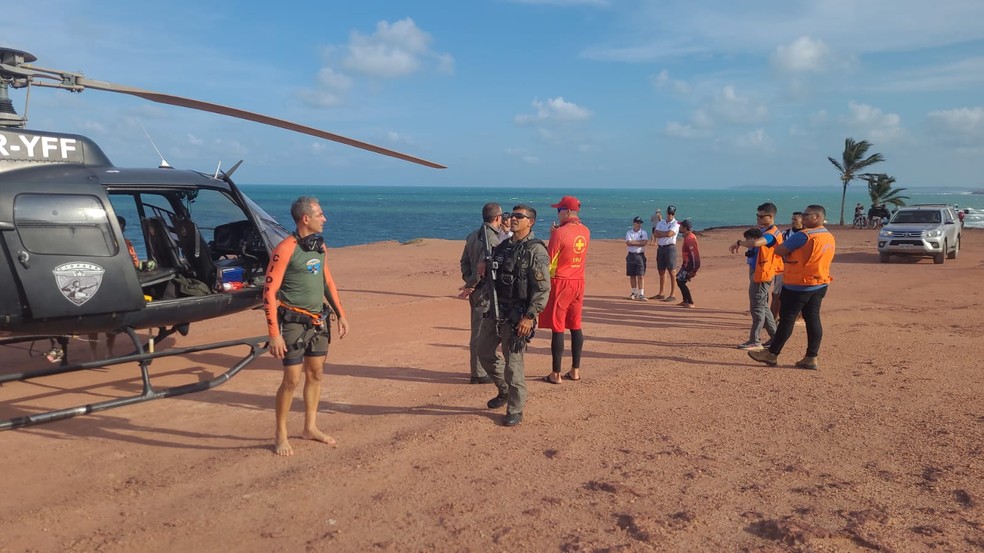 Mergulhador desaparece na praia de Pipa — Foto: Cedida