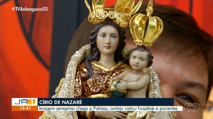 Imagem peregrina da Nossa Senhora de Nazaré visita hospitais da capital