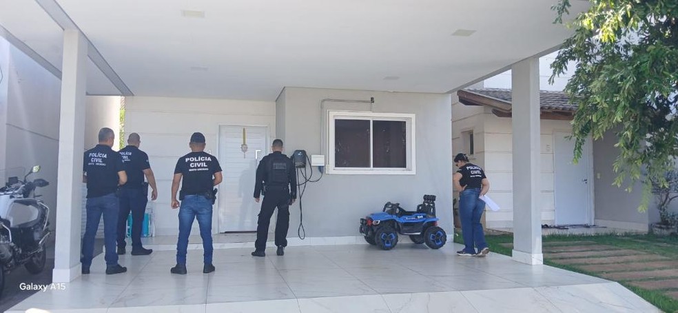 Operação foi realizada nesta quinta (31) — Foto: Polícia Civil