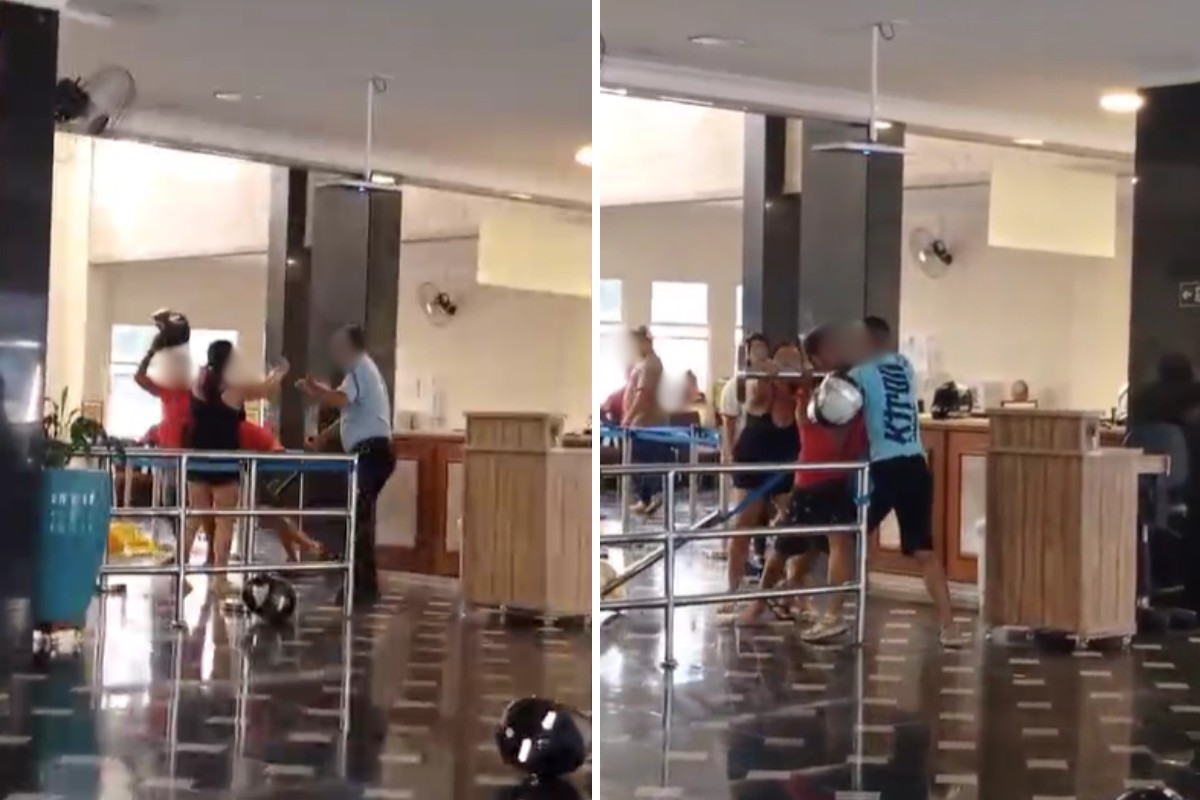 VÍDEO: grupo briga na recepção de hospital durante visita a paciente no interior de SP