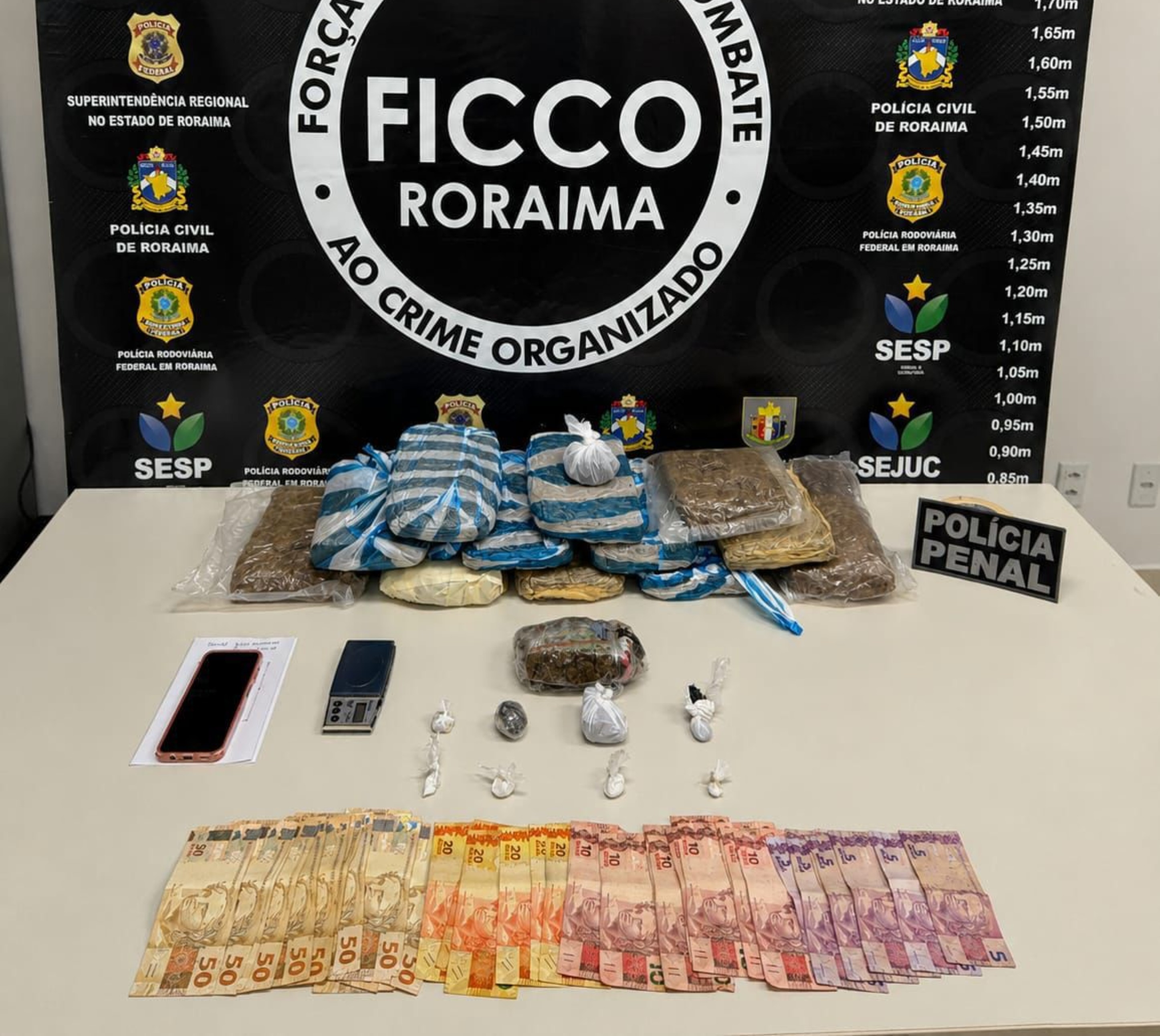Homem é preso em flagrante com mais de 6 kg de drogas em Boa Vista