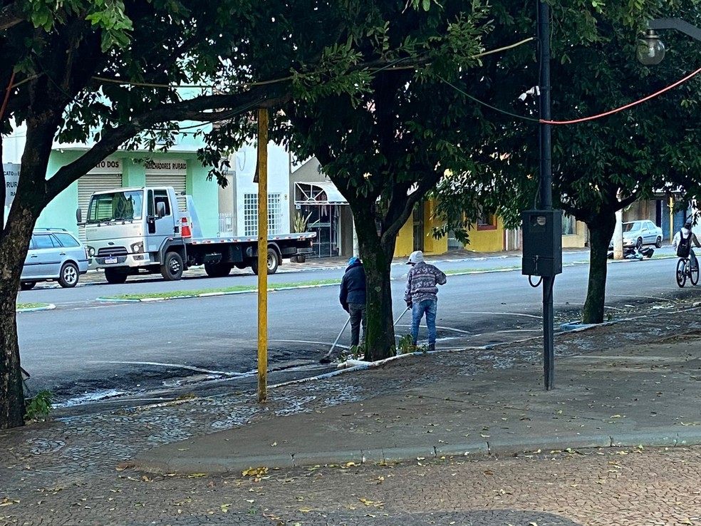Rancharia (SP) é uma das cidades mais frias do Oeste Paulista — Foto: Robson Moreira/TV Fronteira