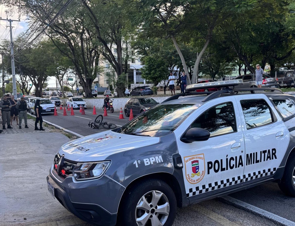 Acidentes com ciclistas em Natal aumentam 46% em 2025, diz STTU