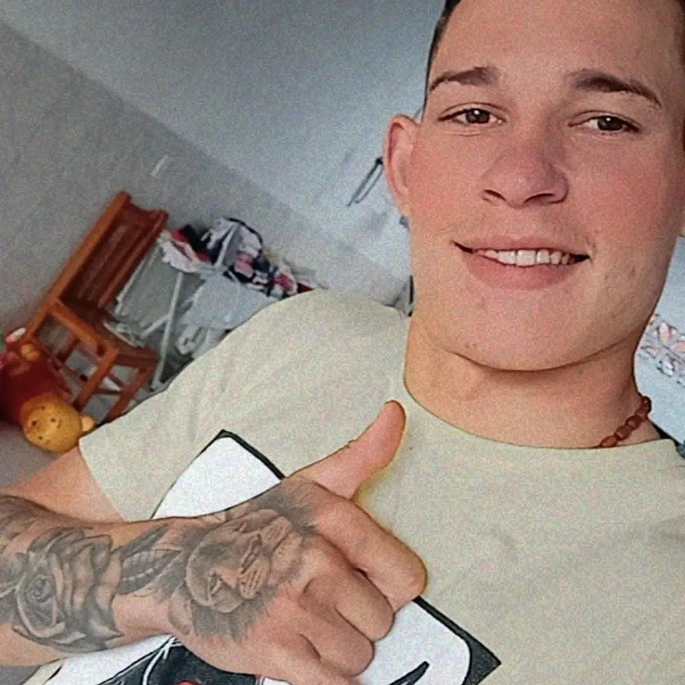Gabriel da Silva matou a ex-esposa e a mãe dela, com golpes de faca — Foto: Reprodução/TV Paraíba