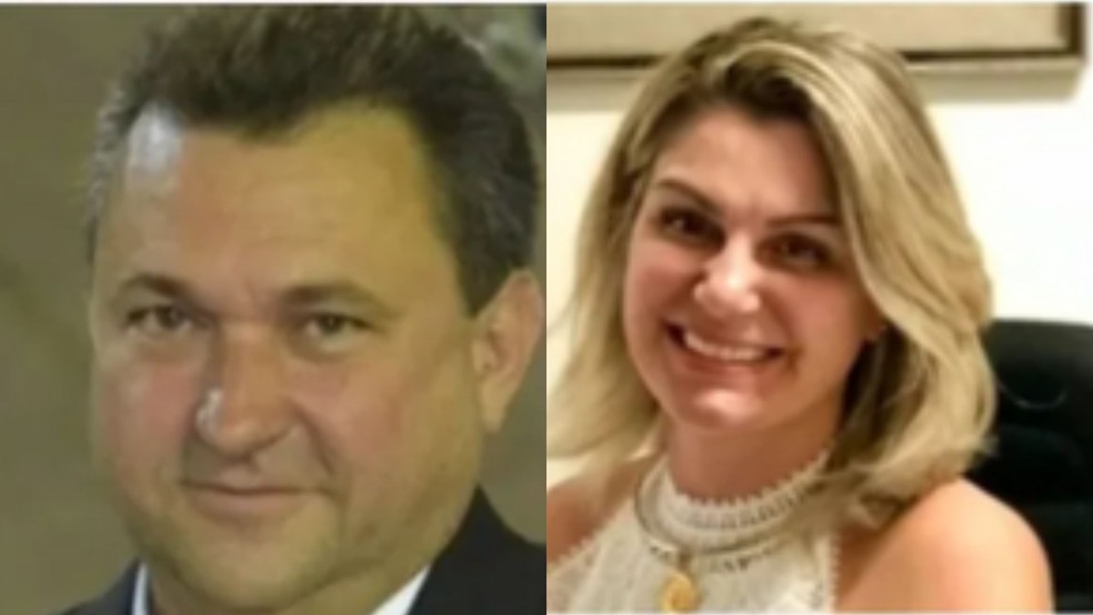 Lairto Piovesana Filho, ex-prefeito de Itajobi (SP) e a esposa Cristiane Piovesana — Foto: Arquivo Pessoal
