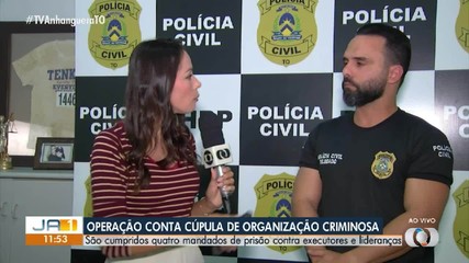 Polícia faz operação contra cúpula de organização criminosa no Tocantins