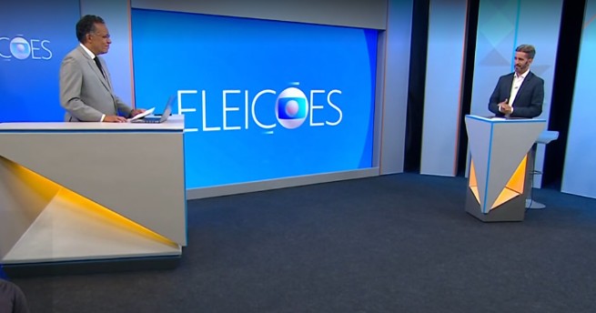 Veja como foi a entrevista de Leandro Grass à Globo no 2º turno das eleições